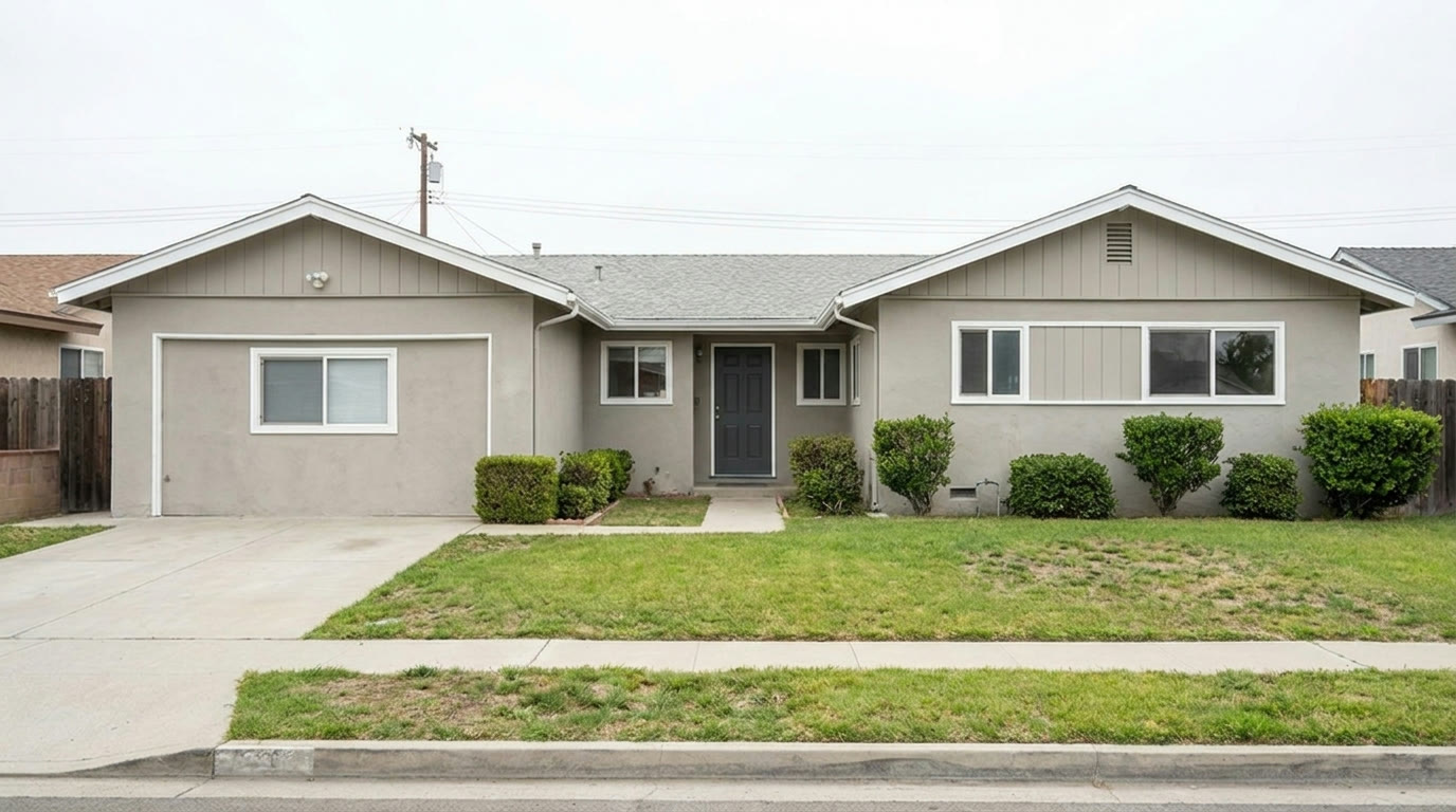 Full prep exterior repaint, after