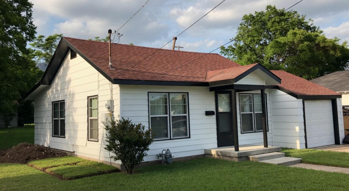 Same house freshly painted